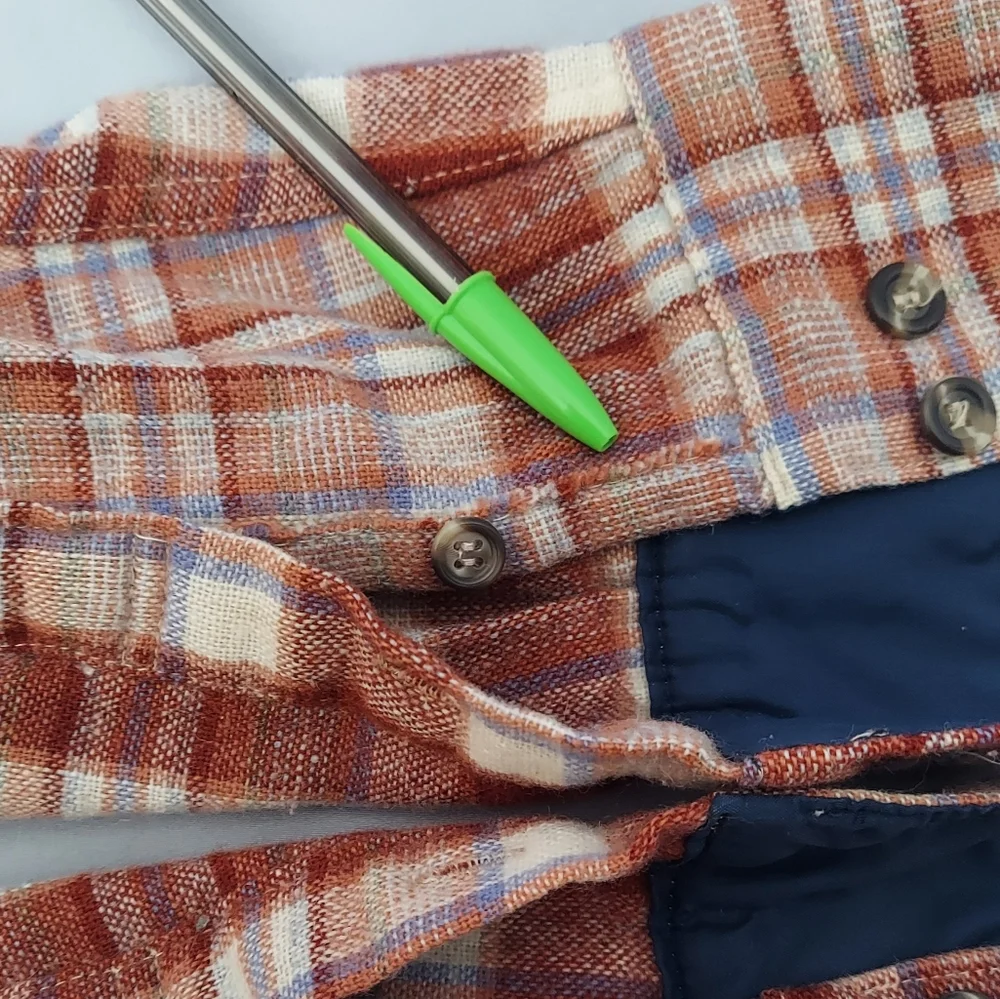 Vintage The Union St. Sportswear Plaid Shirt Mens Size Large Wool Blend Shacket
